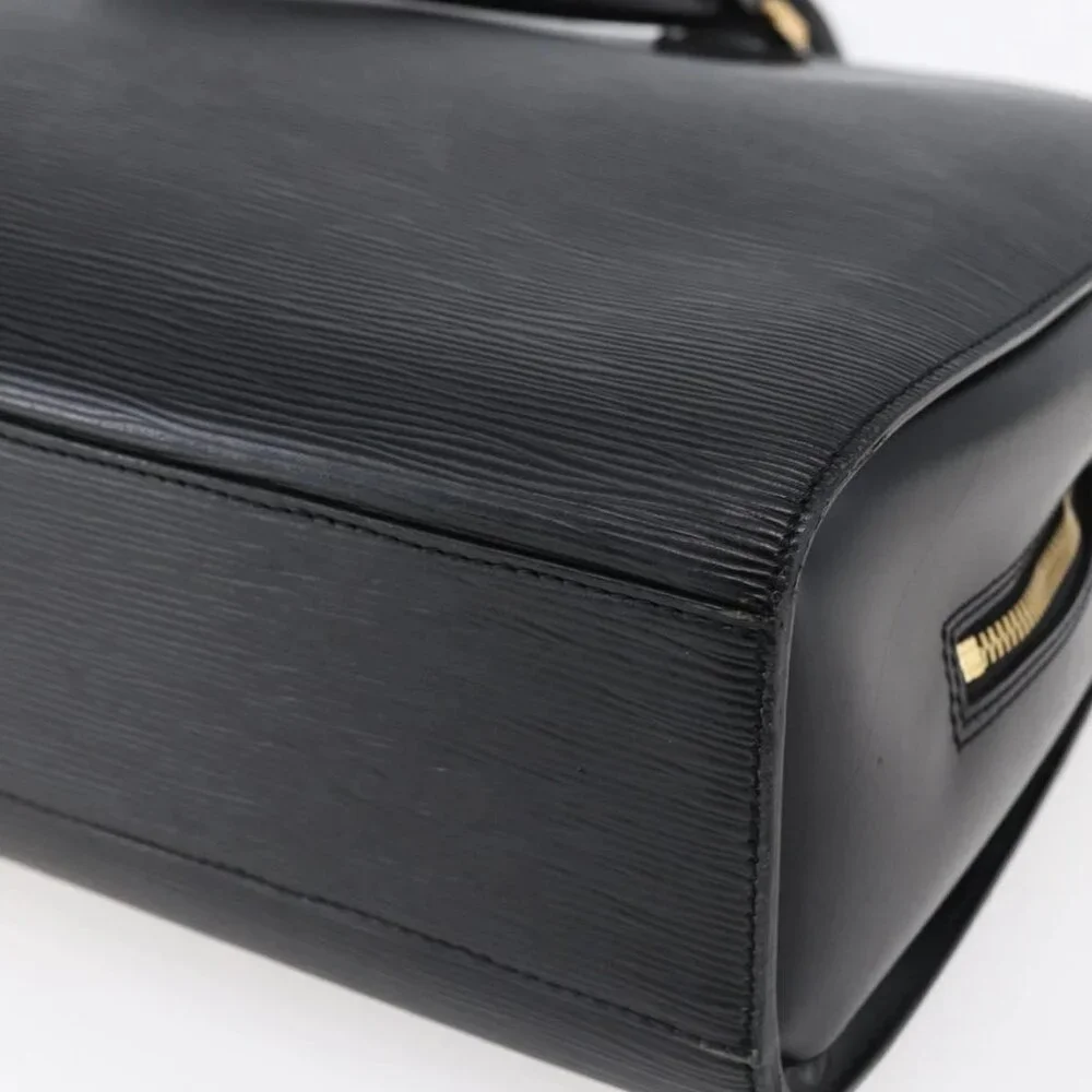 LOUIS VUITTON Epi Sorbonne Business Bag Black M54512 LV Auth ep11032